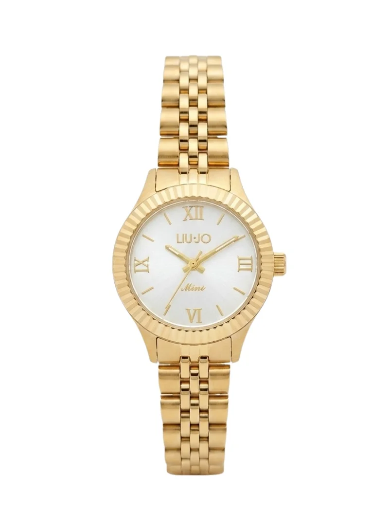 ليو جو ساعة ليو جو تيسيا ذهبية من الفولاذ المقاوم للصدأ